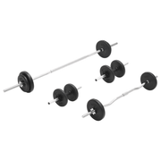 vidaXL Barbell and Dumbbell Set 30 kg Lucy And Phil Academy Lucy And Phil Academy