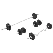 vidaXL Barbell and Dumbbell Set 30 kg Lucy And Phil Academy Lucy And Phil Academy