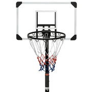 vidaXL Basketball Stand Transparent 216 - 250 cm Polycarbonate Lucy And Phil Academy Lucy And Phil Academy