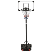 vidaXL Basketball Stand Transparent 216 - 250 cm Polycarbonate Lucy And Phil Academy Lucy And Phil Academy