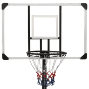 vidaXL Basketball Stand Transparent 256 - 361 cm Polycarbonate Lucy And Phil Academy Lucy And Phil Academy