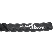 vidaXL Battle Rope Black 15 m 11 kg Polyester Lucy And Phil Academy Lucy And Phil Academy