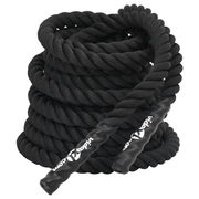 vidaXL Battle Rope Black 15 m 11 kg Polyester Lucy And Phil Academy Lucy And Phil Academy