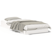 vidaXL Bed Frame White 80 x 200 cm Solid Pine Wood Lucy And Phil Academy Lucy And Phil Academy