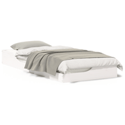 vidaXL Bed Frame White 80 x 210 cm Solid Pine Wood Lucy And Phil Academy Lucy And Phil Academy