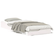 vidaXL Bed Frame White 90 x 220 cm Solid Pine Wood Lucy And Phil Academy Lucy And Phil Academy