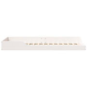 vidaXL Bed Frame White 90 x 220 cm Solid Pine Wood Lucy And Phil Academy Lucy And Phil Academy