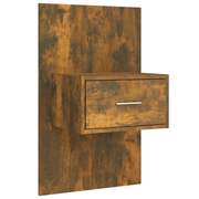 vidaXL Bed Headboard with Cabinets Smoked Oak Engineered Wood Lucy And Phil Academy Lucy And Phil Academy