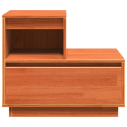 vidaXL Bedside Cabinet Wax brown 60 x 34 x 51 cm Solid pinewood Lucy And Phil Academy Lucy And Phil Academy