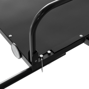 vidaXL Bike Trailer Black 122x53x31 cm Iron Lucy And Phil Academy Lucy And Phil Academy