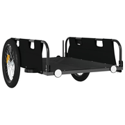 vidaXL Bike Trailer Black Oxford Fabric and Iron Lucy And Phil Academy Lucy And Phil Academy