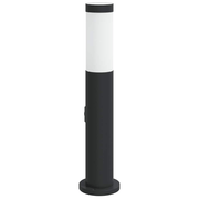 vidaXL Bollard Light with Outlet 50 cm Stainless Steel IP44 Lucy And Phil Academy Lucy And Phil Academy