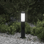 vidaXL Bollard Light with Outlet 50 cm Stainless Steel IP44 Lucy And Phil Academy Lucy And Phil Academy