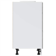 vidaXL Bottom Cabinet Lyon Concrete Grey 40x46x81.5 cm Engineered Wood Lucy And Phil Academy Lucy And Phil Academy