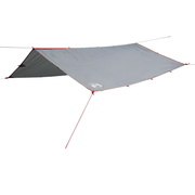vidaXL Camping Tarp Grey and Orange 400x294 cm Waterproof Lucy And Phil Academy Lucy And Phil Academy