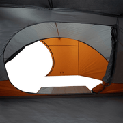 vidaXL Camping Tent Dome 4 - Person Orange Waterproof Lucy And Phil Academy Lucy And Phil Academy
