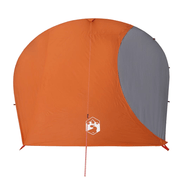 vidaXL Camping Tent Dome 4 - Person Orange Waterproof Lucy And Phil Academy Lucy And Phil Academy