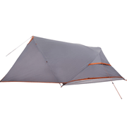 vidaXL Camping Tent Dome 4 - Person Orange Waterproof Lucy And Phil Academy Lucy And Phil Academy