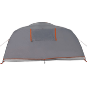 vidaXL Camping Tent Dome 4 - Person Orange Waterproof Lucy And Phil Academy Lucy And Phil Academy
