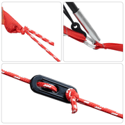 vidaXL Camping Tent Dome 4 - Person Orange Waterproof Lucy And Phil Academy Lucy And Phil Academy