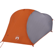 vidaXL Camping Tent Dome 4 - Person Orange Waterproof Lucy And Phil Academy Lucy And Phil Academy