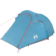 vidaXL Camping Tent Tunnel 3 - Person Blue Waterproof Lucy And Phil Academy Lucy And Phil Academy