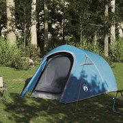 vidaXL Camping Tent Tunnel 3 - Person Blue Waterproof Lucy And Phil Academy Lucy And Phil Academy