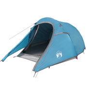 vidaXL Camping Tent Tunnel 3 - Person Blue Waterproof Lucy And Phil Academy Lucy And Phil Academy