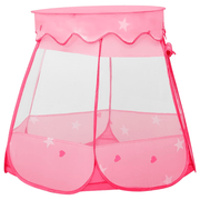 vidaXL Children Play Tent Pink 102x102x82 cm Lucy And Phil Academy Lucy And Phil Academy