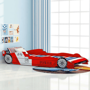 vidaXL Children's Race Car Bed 90x200 cm Red Lucy And Phil Academy Lucy And Phil Academy