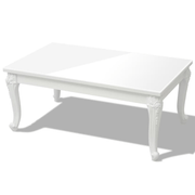 vidaXL Coffee Table 100x60x42 cm High Gloss White Lucy And Phil Academy Lucy And Phil Academy