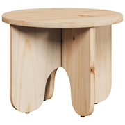 vidaXL Coffee Table 2 pcs Natural 39.5 x 39.5 x 30 cm Solid Pine wood Lucy And Phil Academy Lucy And Phil Academy