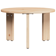 vidaXL Coffee Table 3 pcs Natural 47.5 x 47.5 x 27 cm Solid pine wood Lucy And Phil Academy Lucy And Phil Academy