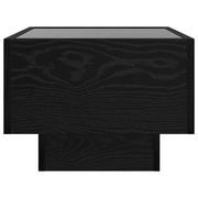 vidaXL Coffee Table Black oak 40 x 40 x 30 cm Engineered wood Lucy And Phil Academy Lucy And Phil Academy