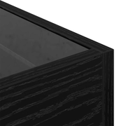 vidaXL Coffee Table Black oak 40 x 40 x 30 cm Engineered wood Lucy And Phil Academy Lucy And Phil Academy