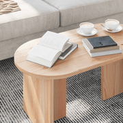 vidaXL Coffee Table Natural 80 x 39.5 x 35 cm Solid Pine wood Lucy And Phil Academy Lucy And Phil Academy