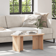 vidaXL Coffee Table Natural 80 x 39.5 x 35 cm Solid Pine wood Lucy And Phil Academy Lucy And Phil Academy