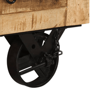 vidaXL Coffee Table Rough Mango Wood 70x70x40 cm Lucy And Phil Academy Lucy And Phil Academy