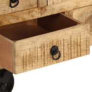 vidaXL Coffee Table Rough Mango Wood 70x70x40 cm Lucy And Phil Academy Lucy And Phil Academy