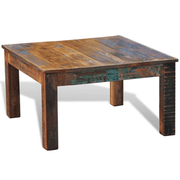 vidaXL Coffee Table Square Reclaimed Wood Lucy And Phil Academy Lucy And Phil Academy