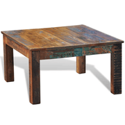 vidaXL Coffee Table Square Reclaimed Wood Lucy And Phil Academy Lucy And Phil Academy