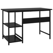 vidaXL Computer Desk Black 105x55x72 cm MDF and Metal Lucy And Phil Academy Lucy And Phil Academy
