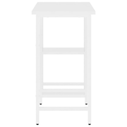 vidaXL Computer Desk White 80x40x72 cm MDF and Metal Lucy And Phil Academy Lucy And Phil Academy