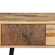 vidaXL Console Table Solid Reclaimed Teak 120x30x76 cm Lucy And Phil Academy Lucy And Phil Academy