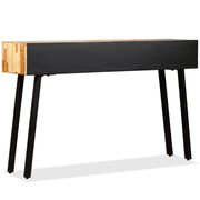 vidaXL Console Table Solid Reclaimed Teak 120x30x76 cm Lucy And Phil Academy Lucy And Phil Academy