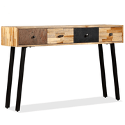 vidaXL Console Table Solid Reclaimed Teak 120x30x76 cm Lucy And Phil Academy Lucy And Phil Academy