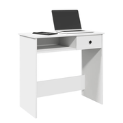 vidaXL Desk White 80x40x75 cm Engineered Wood Lucy And Phil Academy Lucy And Phil Academy