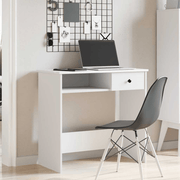 vidaXL Desk White 80x40x75 cm Engineered Wood Lucy And Phil Academy Lucy And Phil Academy