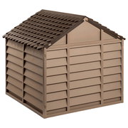 vidaXL Dog House Brown 86x84x82 cm Polypropylene Lucy And Phil Academy Lucy And Phil Academy