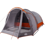 vidaXL Family Tent 6 - Person Grey Waterproof Lucy And Phil Academy Lucy And Phil Academy